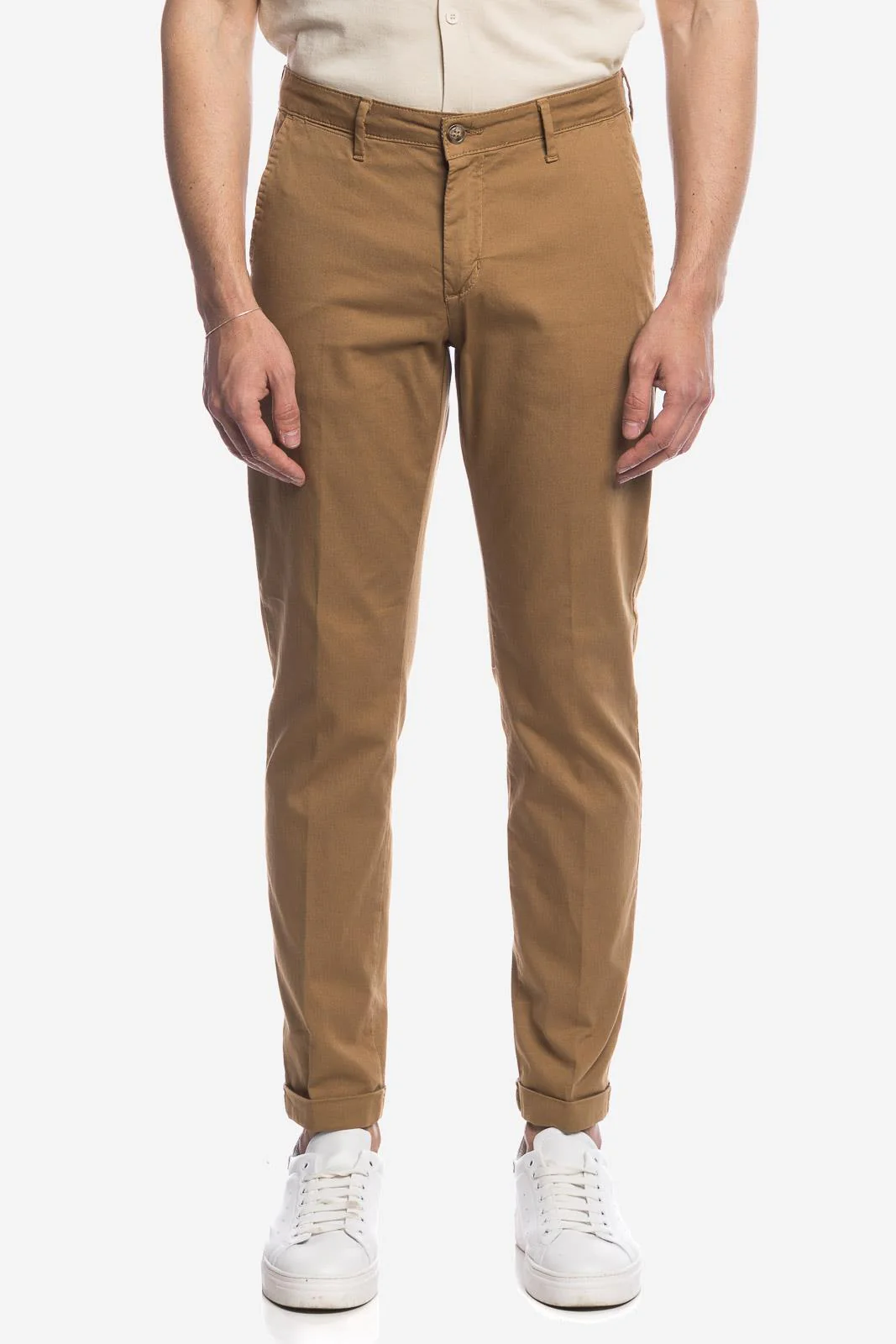 PANTALONE DI RASO COTONE ARMATURATO