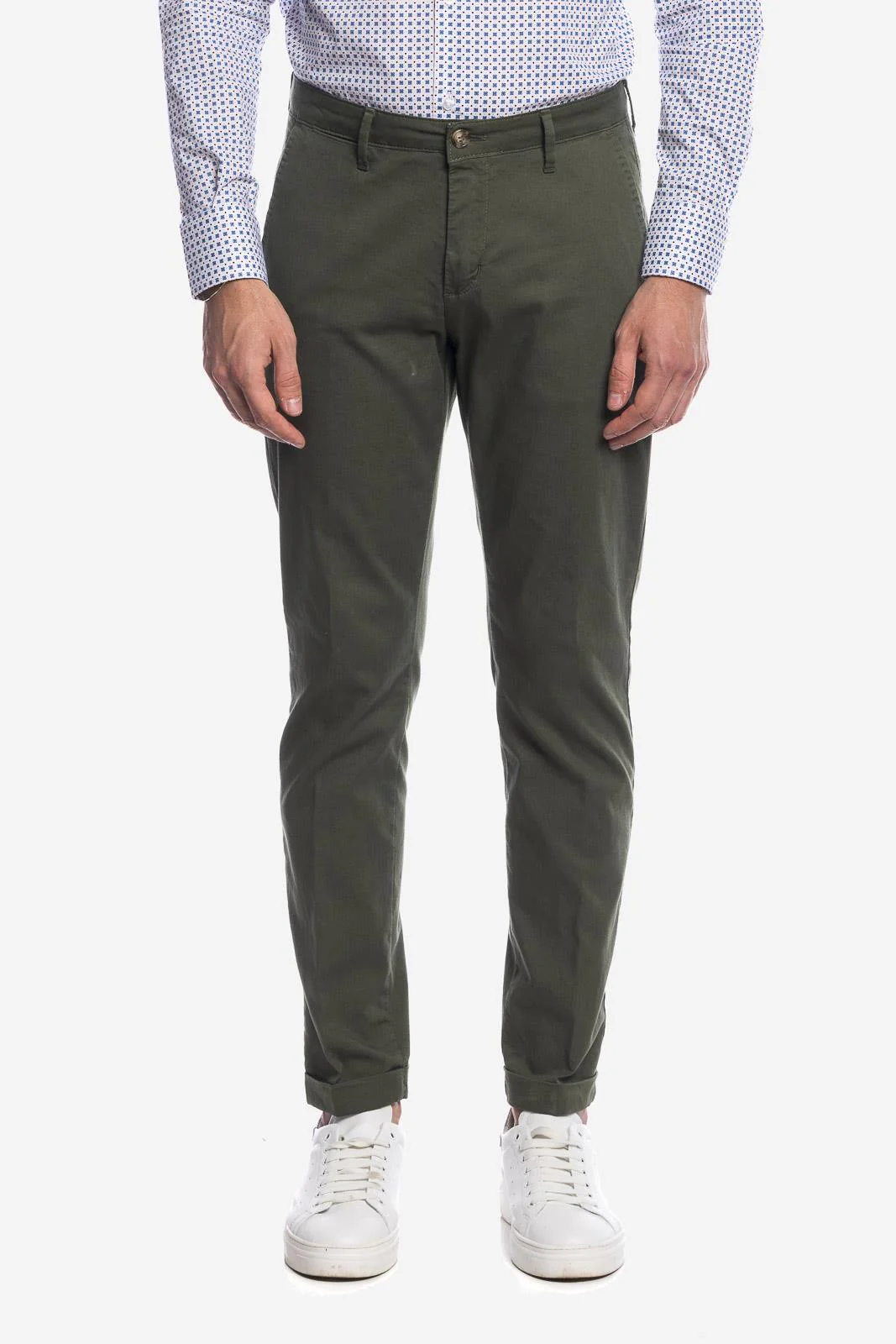 PANTALONE DI RASO COTONE ARMATURATO - immagine 8