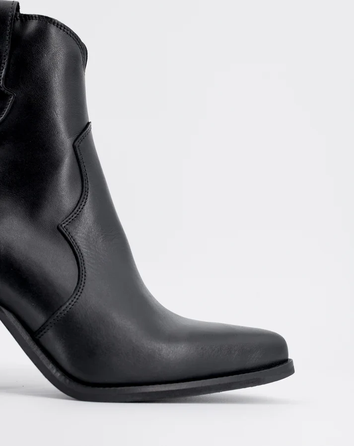 Stelio Malori 1045 stivaletto donna in pelle nero - immagine 3