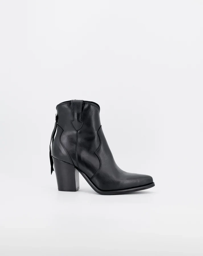 Stelio Malori 1045 stivaletto donna in pelle nero - immagine 2
