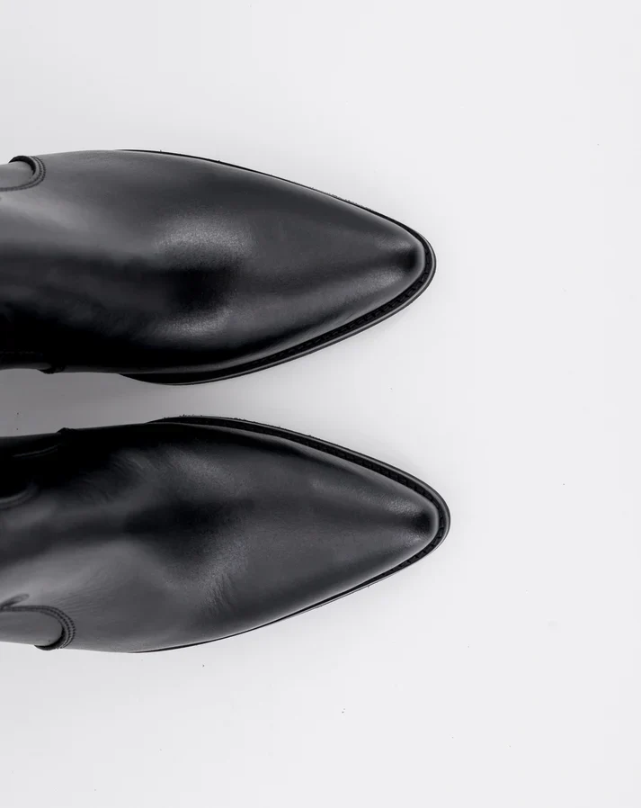 Stelio Malori 1045 stivaletto donna in pelle nero - immagine 8