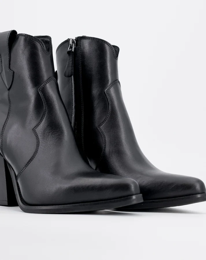 Stelio Malori 1045 stivaletto donna in pelle nero - immagine 7