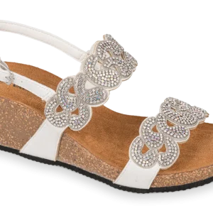 Valleverde 60031 sandalo gioiello donna fussbett silver