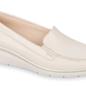 Valleverde 11050 mocassino donna in pelle avorio