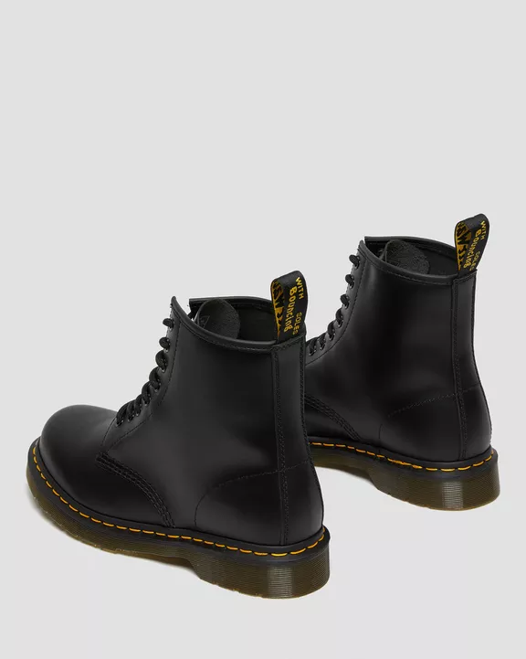 Dr Martens Stivali stringati 1460 in pelle smooth black - immagine 6