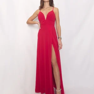 Abito con scollo profondo