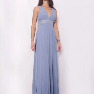 Abito con strass in vita