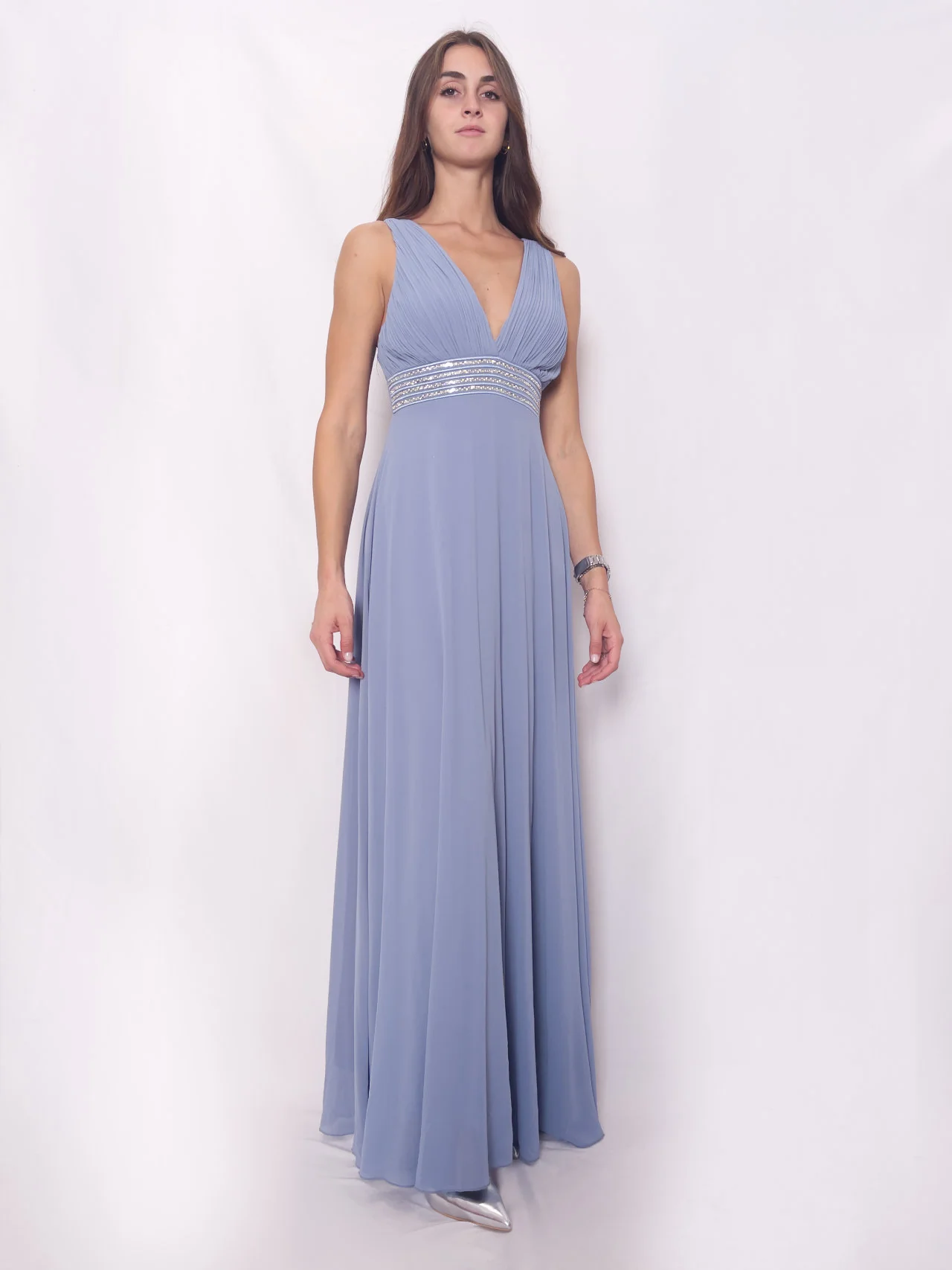 Abito con strass in vita - immagine 2