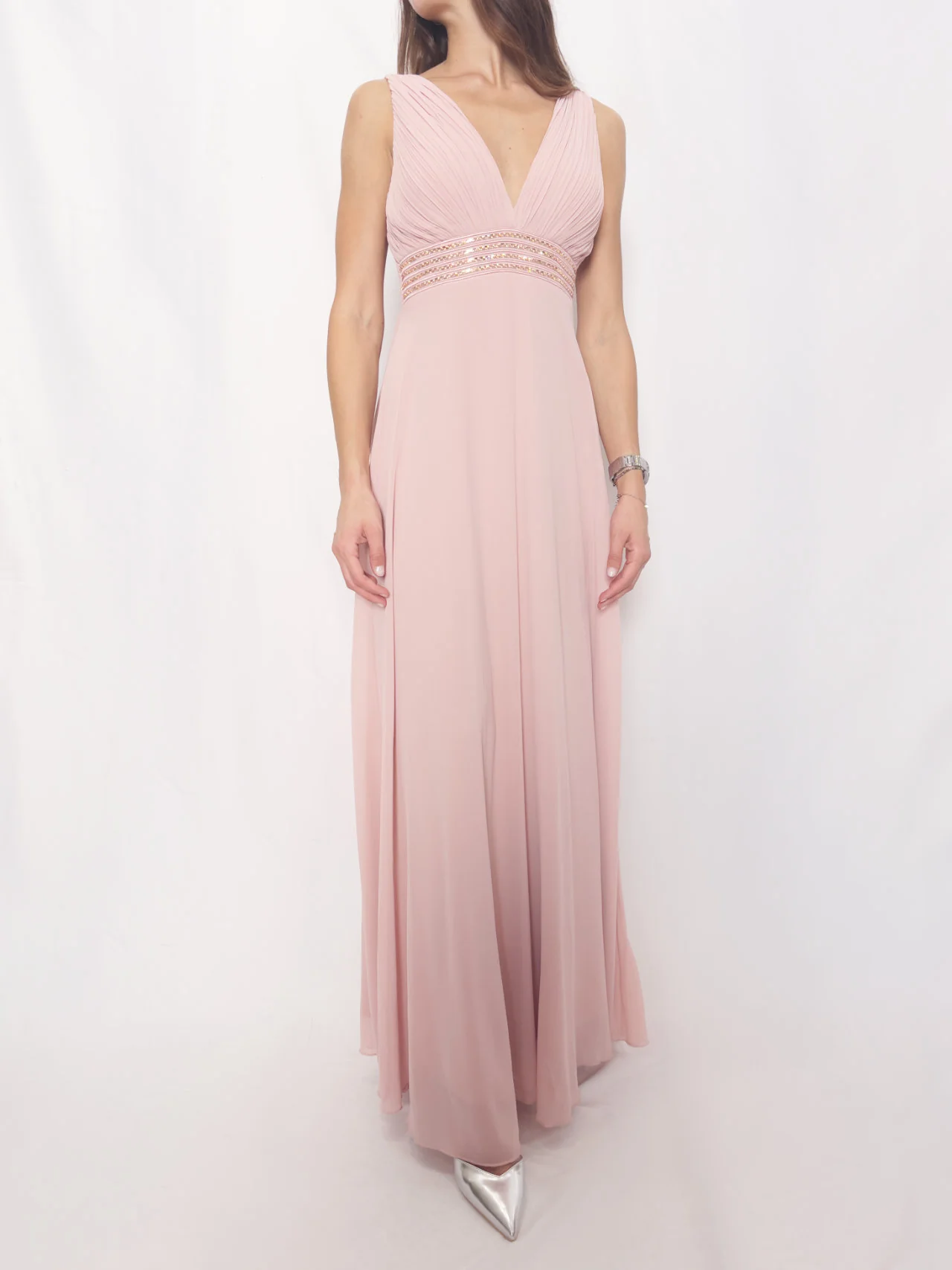 Abito con strass in vita - immagine 7