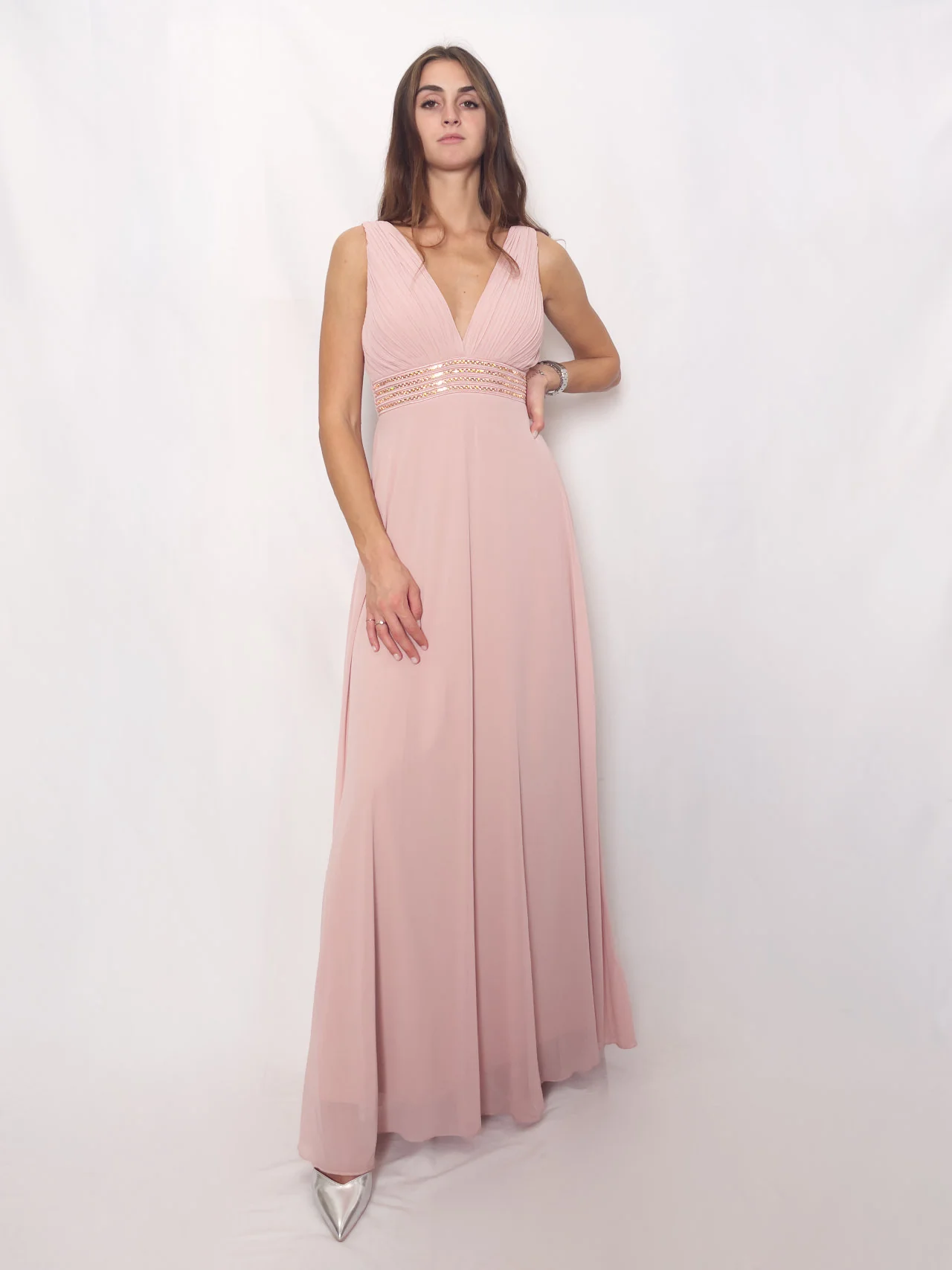 Abito con strass in vita - immagine 6