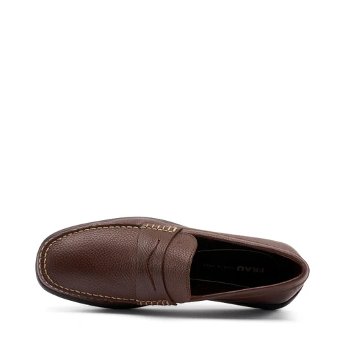 Frau 14T2 mocassini con traversina in pelle bottalata legno - immagine 5