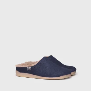 Toni Pons Noti-Bd pantofole da uomo in tessuto blù