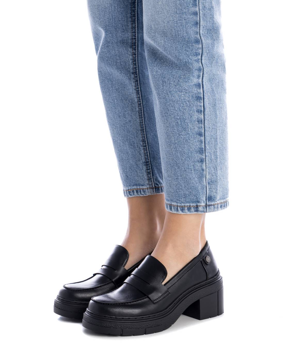 Refresh 171987 mocassini donna in micro nero - immagine 3