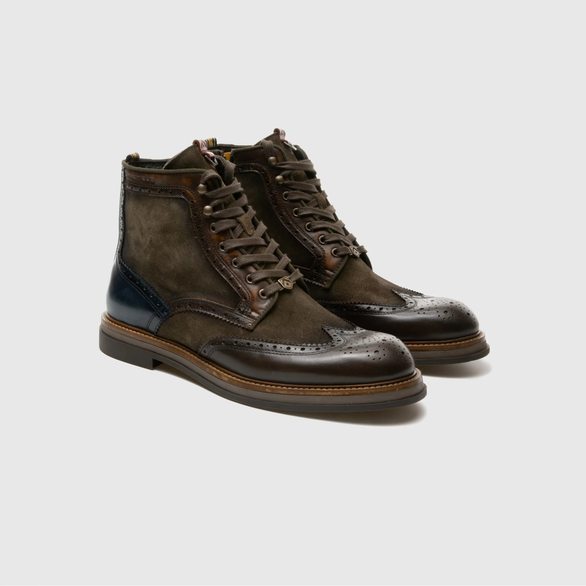 Ambitious 12432 stivaletto BTR Brogue Boots muschio - immagine 3