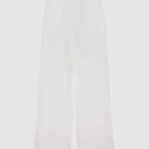Pantaloni in Sablé Crêpe a Gamba Dritta Patrizia Pepe