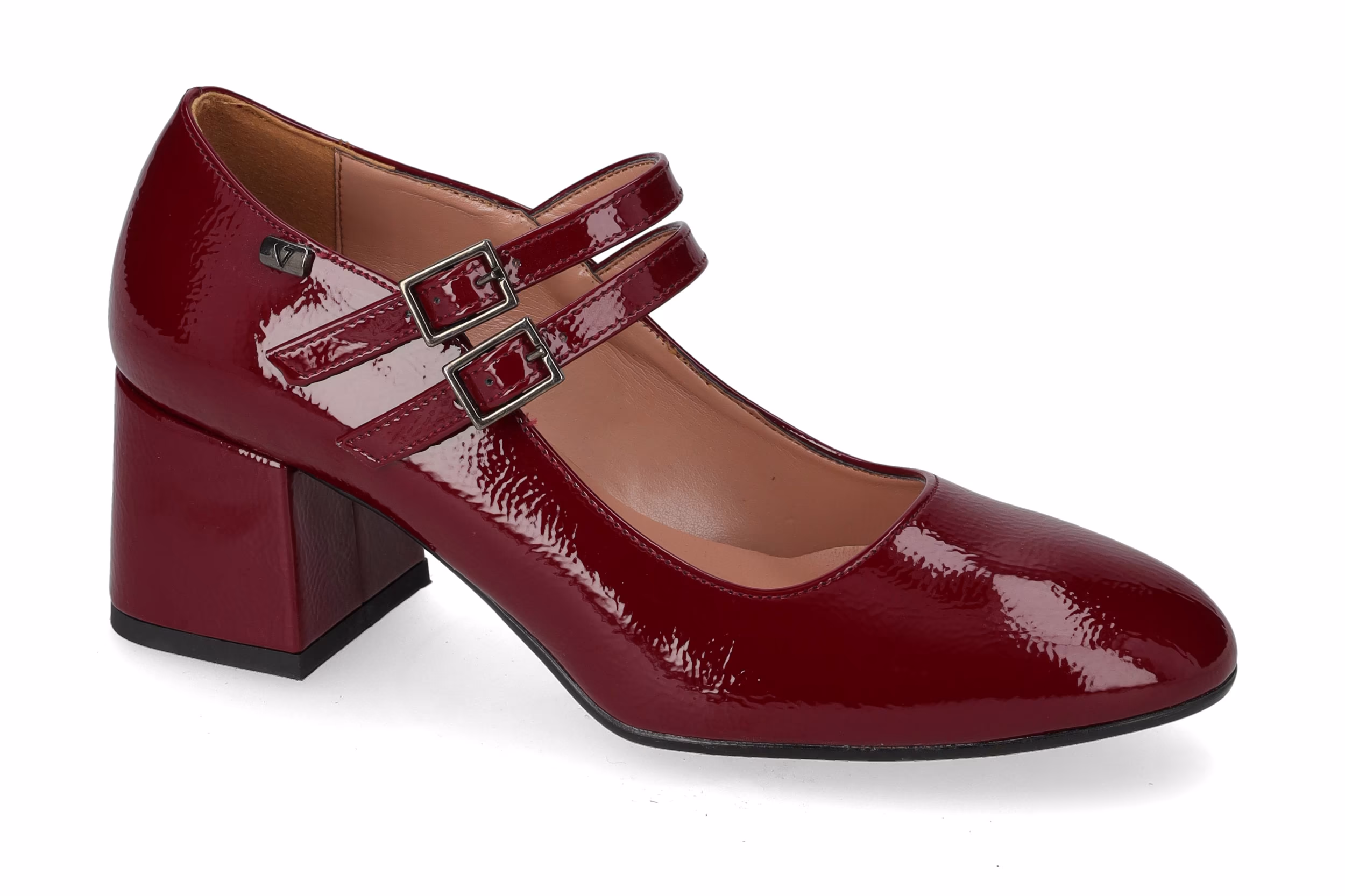 Valleverde 19231 dècolletè in vernice nera o bordeaux - immagine 8