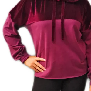 Dimensione Danza Felpa Donna Cappuccio VELVET