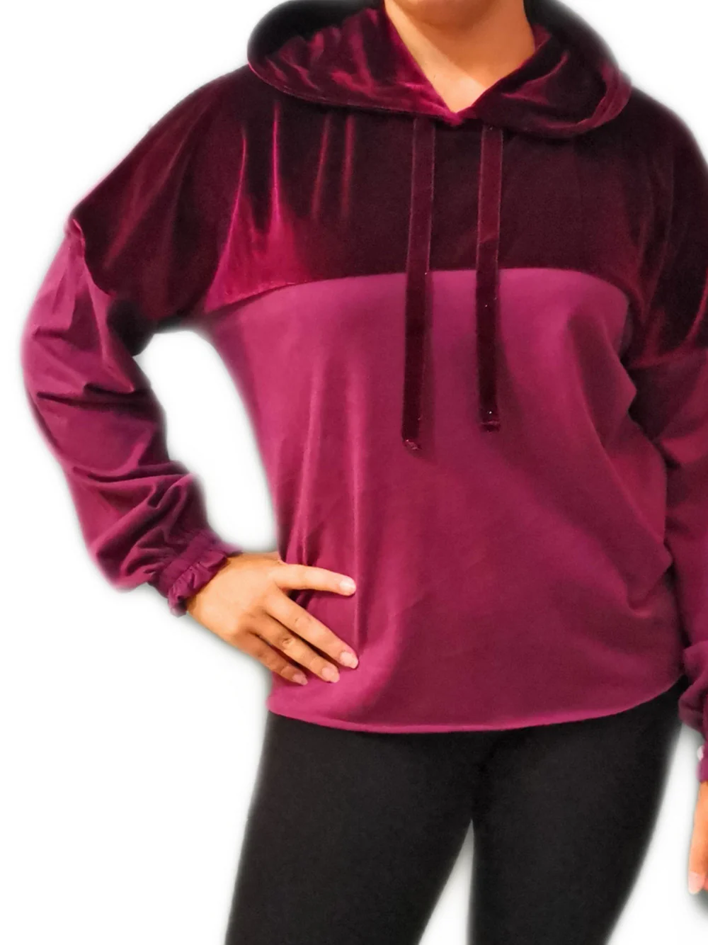 Dimensione Danza Felpa Donna Cappuccio VELVET