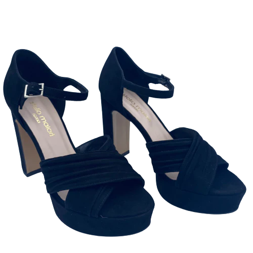 STELIO MALORI SARA4 VELOUR NERO - immagine 2