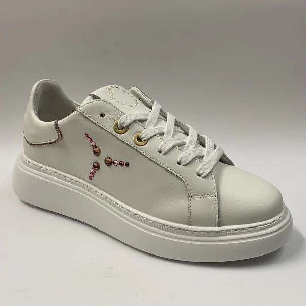 TONAKAI SKLDSW32 SNEAKERS IN PELLE BIANCA