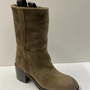 STELIO MALORI 702 STIVALETTO IN CROSTA CACAO