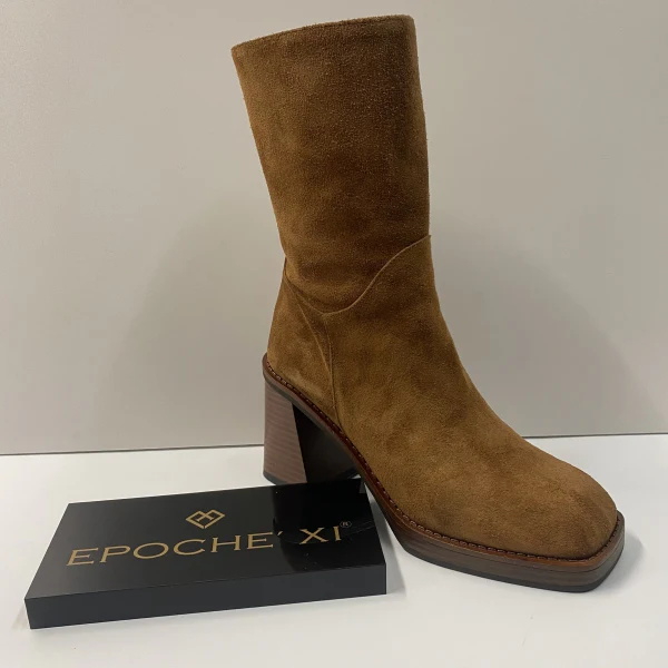 EPOCHE' XI 22160 TRONCHETTO DONNA IN PELLE SCAMOSCIATA CUOIO - immagine 2