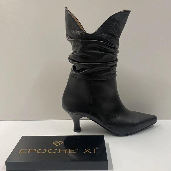 EPOCHE' XI 22151 STIVALETTO DONNA IN PELLE NERO - immagine 3