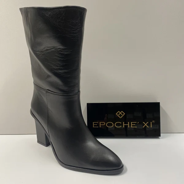 EPOCHE' XI 2264 STIVALETTO DONNA IN PELLE NERO - immagine 2