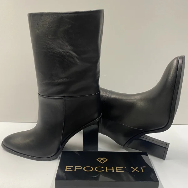 EPOCHE' XI 2264 STIVALETTO DONNA IN PELLE NERO - immagine 4