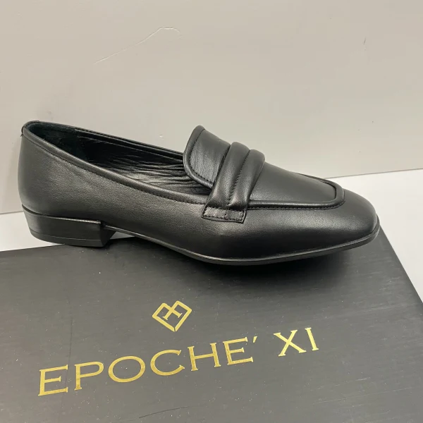EPOCHE' XI 2220 MOCASSINO BASSO DONNA IN PELLE NERO - immagine 2