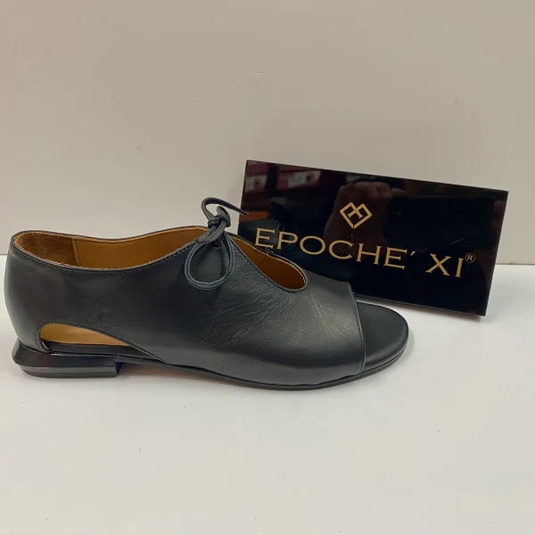 EPOCHE' XI 23001 STRINGATA BASSA DONNA IN PELLE NERO - immagine 3