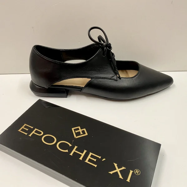 EPOCHE' XI 23205 STRINGATA BASSA DONNA IN PELLE NERO - immagine 3
