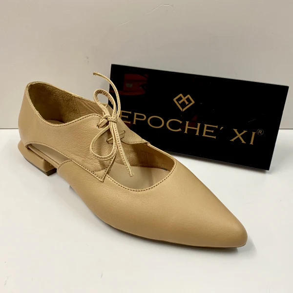 EPOCHE' XI 23205 STRINGATA BASSA DONNA IN PELLE NOCCIOLA - immagine 2