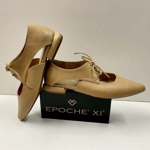 EPOCHE' XI 23205 STRINGATA BASSA DONNA IN PELLE NOCCIOLA - immagine 5