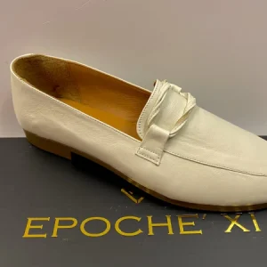 EPOCHE' XI 23120 MOCASSINO BASSO DONNA IN PELLE CREMA