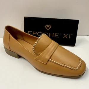 EPOCHE' XI 23551 MOCASSINO DONNA CON CUCITURE IN PELLE CUOIO
