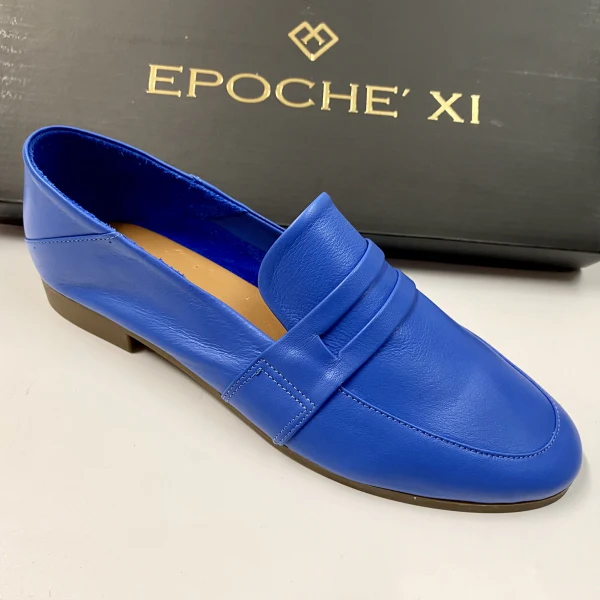 EPOCHE' XI 23112 MOCASSINO BASSO DONNA IN PELLE BLUETTE