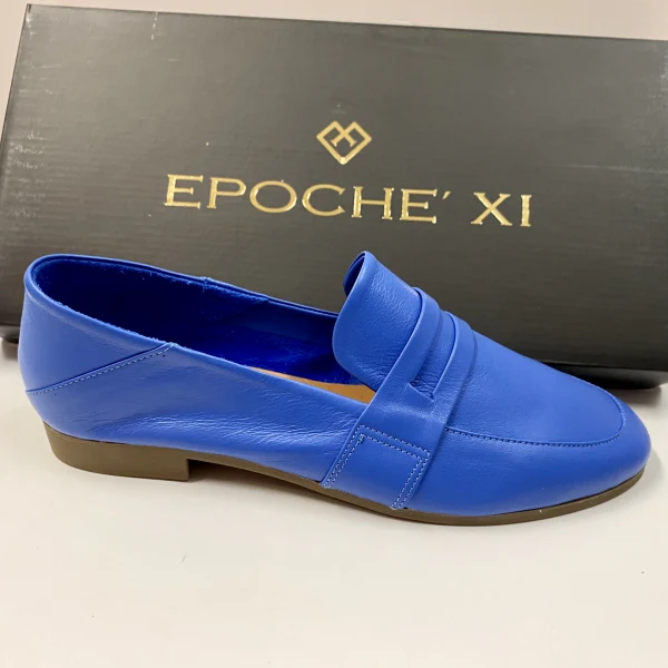 EPOCHE' XI 23112 MOCASSINO BASSO DONNA IN PELLE BLUETTE - immagine 3