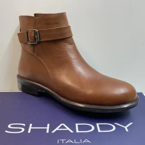 SHADDY 100235020 TRONCHETTO DONNA IN PELLE CUOIO