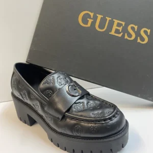 GUESS FL8WNY MOCASSINO DONNA CON APPLICAZIONE NERO