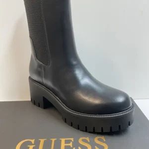 GUESS FL8WAN STIVALETTO CHELSEA DONNA IN PELLE BLACK