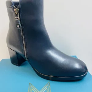 MELLUSO Z251 STIVALETTO DONNA IN PELLE NAVY
