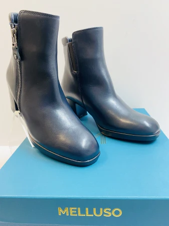 MELLUSO Z251 STIVALETTO DONNA IN PELLE NAVY - immagine 4