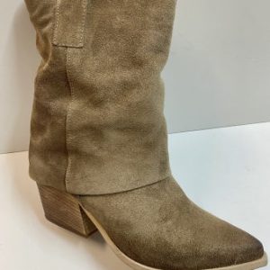 Loca 241 Stivali 3/4 in pelle scamosciata taupe