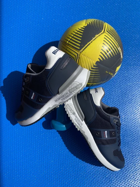 Blauer Hoxie02 sneakers in tessuto e pelle da uomo navy/white - immagine 3