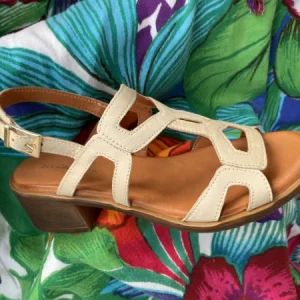 Shaddy 108200501 sandalo donna in pelle beige