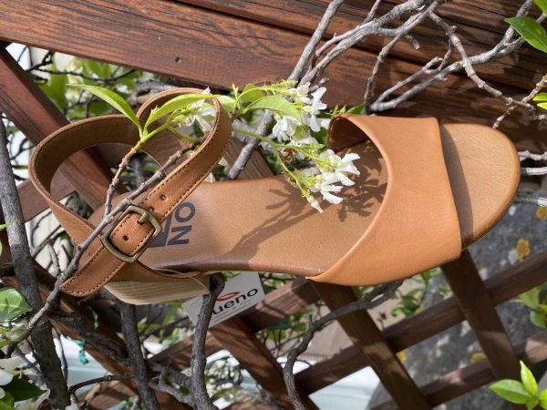 Bueno A7308 sandalo monofascia con cinturino alla caviglia cuoio - immagine 3