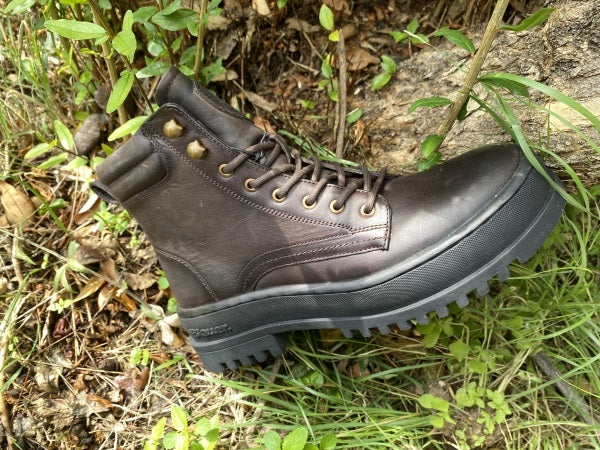 Blauer Iuka 01 stivaletto uomo con lacci in pelle marronen scuro - immagine 3