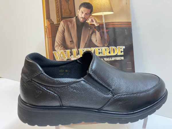 Valleverde 36834 mocassino uomo in nappa nero - immagine 3