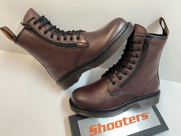 Shooters S11330-01 anfibio donna in pelle bordò - immagine 3